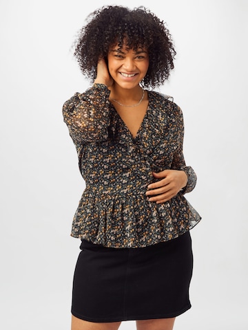 ABOUT YOU Curvy Bluse 'NELE' in Mischfarben: Vorderseite