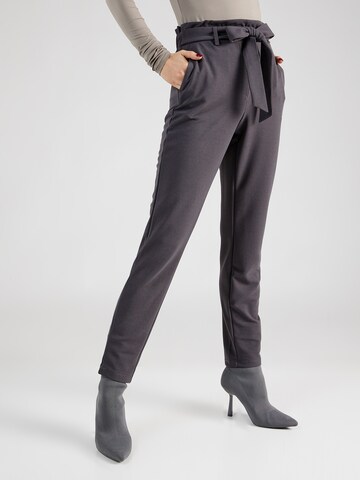 VERO MODA Tapered Trousers in Grey: front