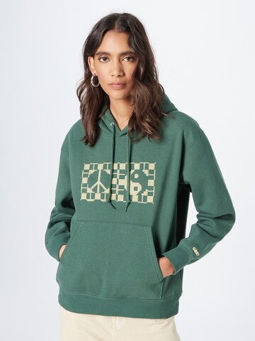 Obey Sweatshirt 'Zen' in Brown: front