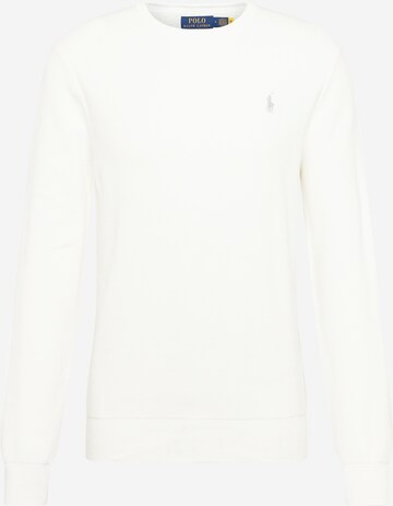 Pull-over Polo Ralph Lauren en blanc : devant