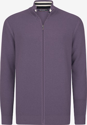 Vestes en maille Felix Hardy en violet : devant