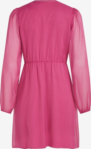 VILA Shirt Dress 'Lin' in Pink