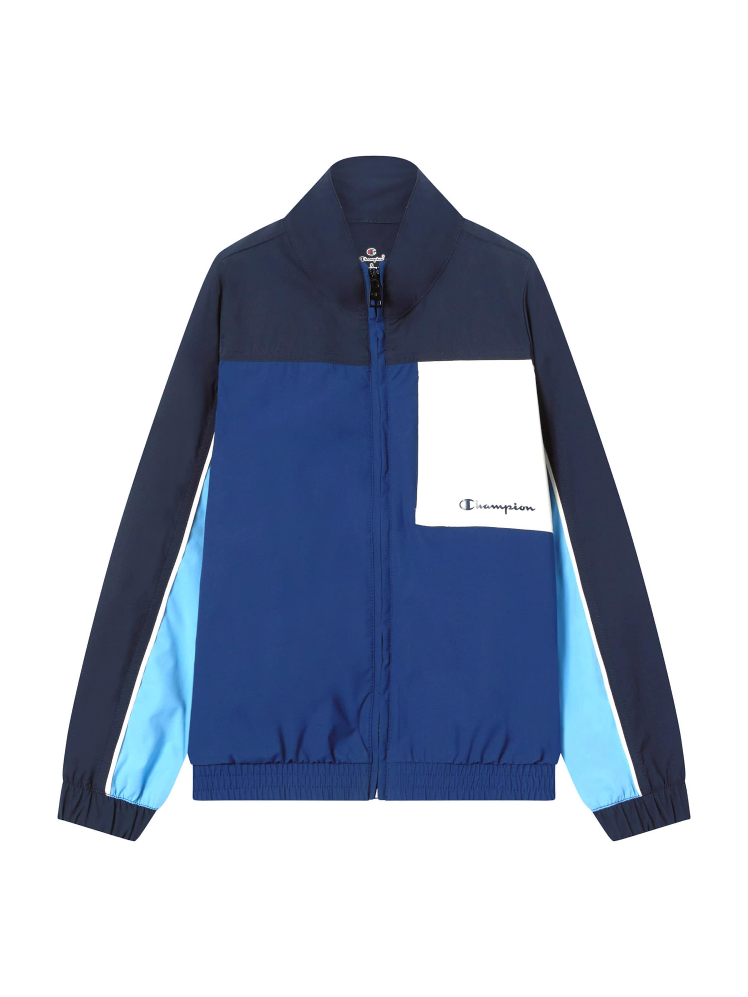 Champion Authentic Athletic Apparel Prechodná bunda - Modrá: predná strana