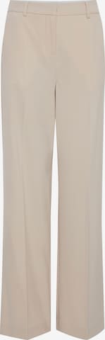 Pantaloni con piega frontale 'DANTA' di b.young in beige: frontale