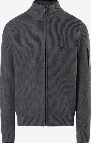 North Sails Knit Cardigan in Grey: front