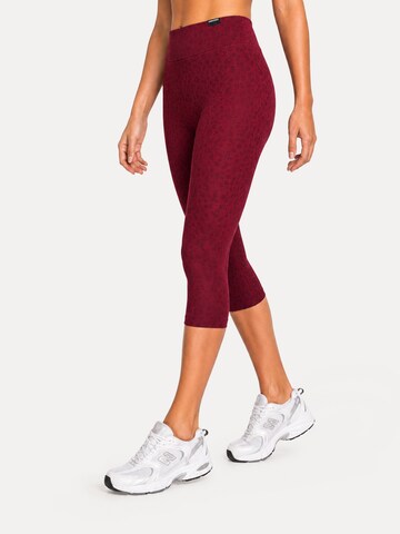 Skinny Leggings ' Velvara ' Smilodox en rouge