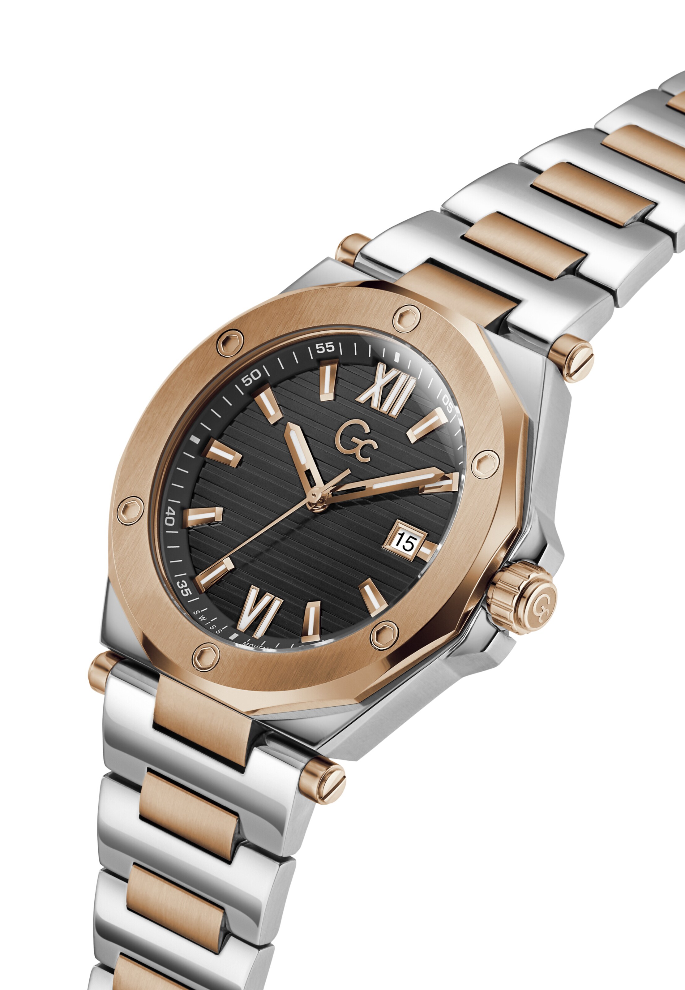 Gc Analoog horloge 'Gc Legacy Sleek' in Zilver