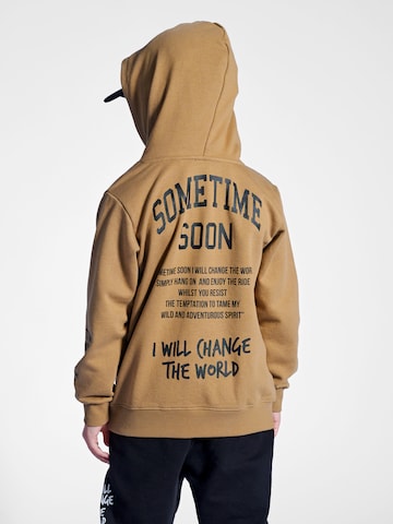 SOMETIME SOON Sweatshirt 'Dimas' in Bruin