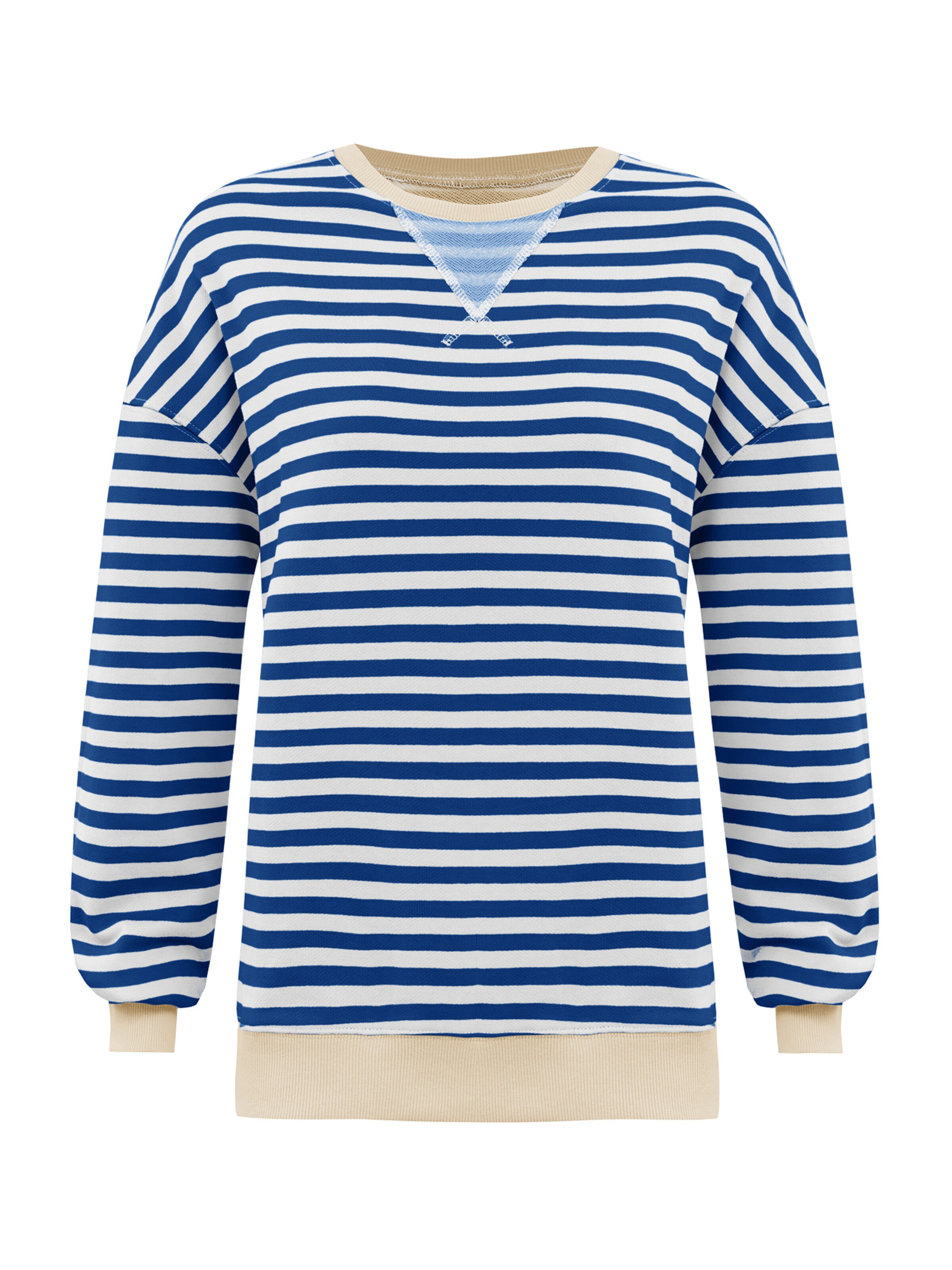 Bluză de molton de la Imily Bela pe albastru: față