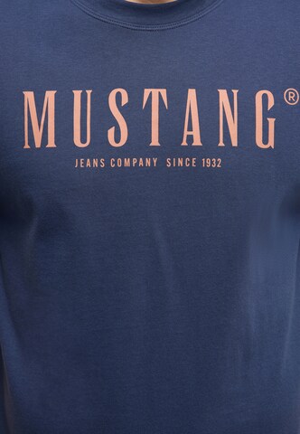MUSTANG T-Shirt  'Austin ' in Blau