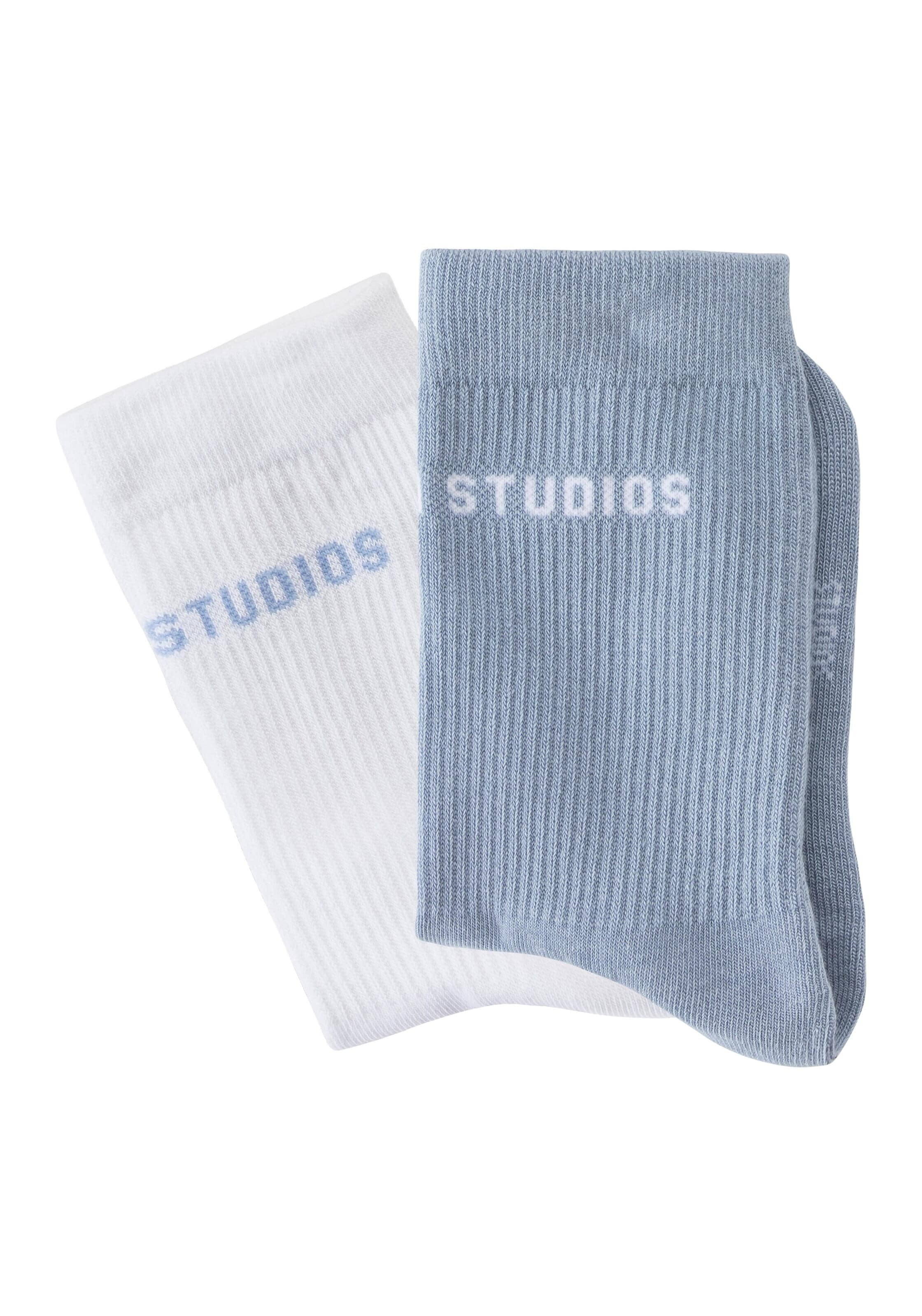 Copenhagen Studios - Meias de desporto em azul: frente