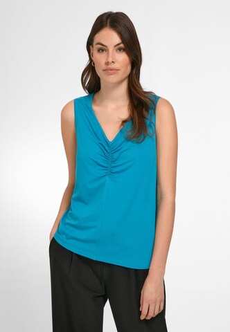 Emilia Lay Top in Blue: front