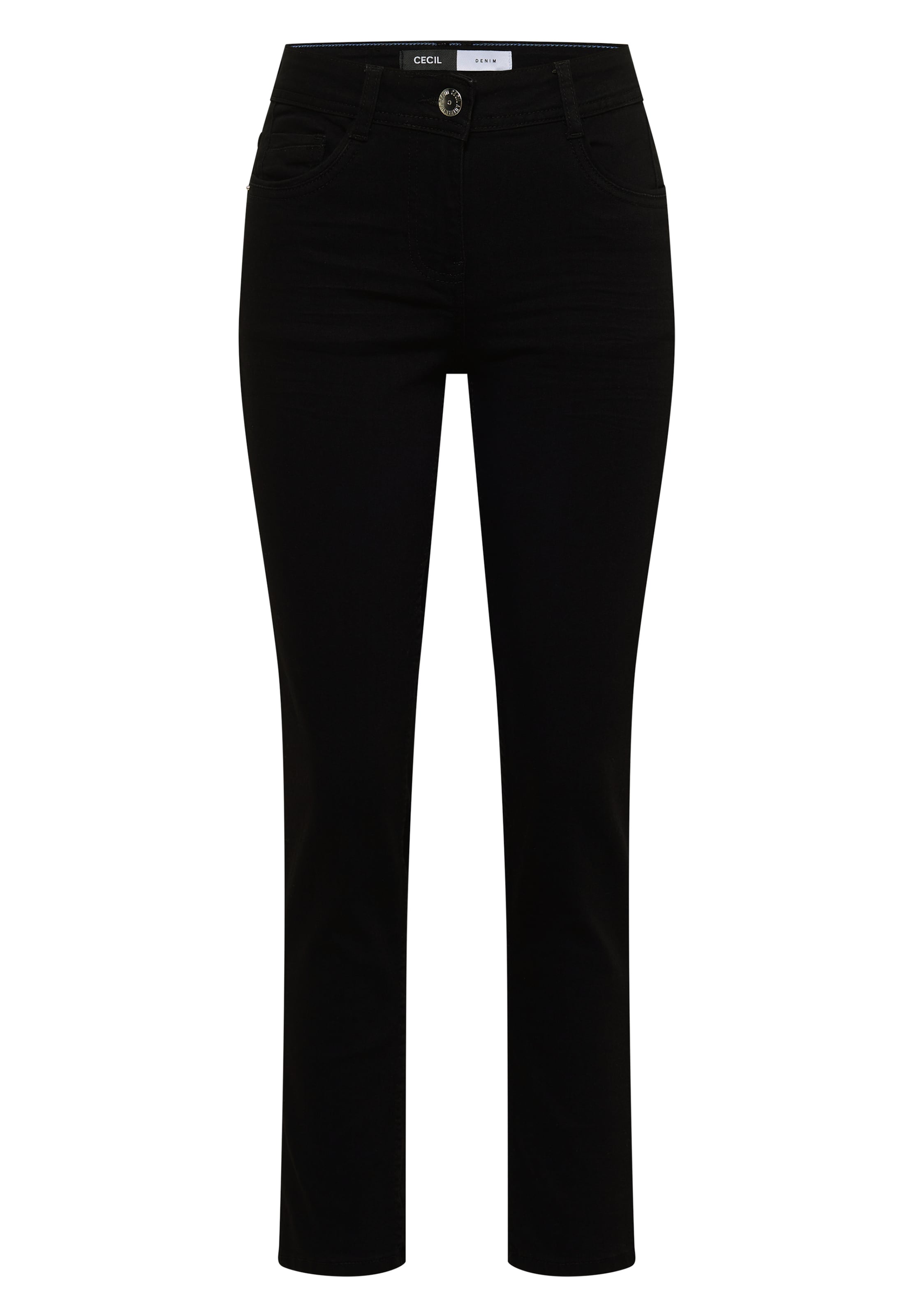 CECIL Jeans in 25/28 in black denim, Produktansicht