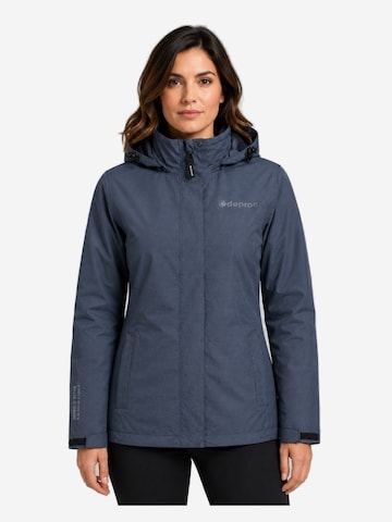 deproc Winterjacke 'Outdoorjacke LAVAL Damen Regenjacke, Wanderjacke'‌‌‌‌‌‌ in Blau: Vorderseite
