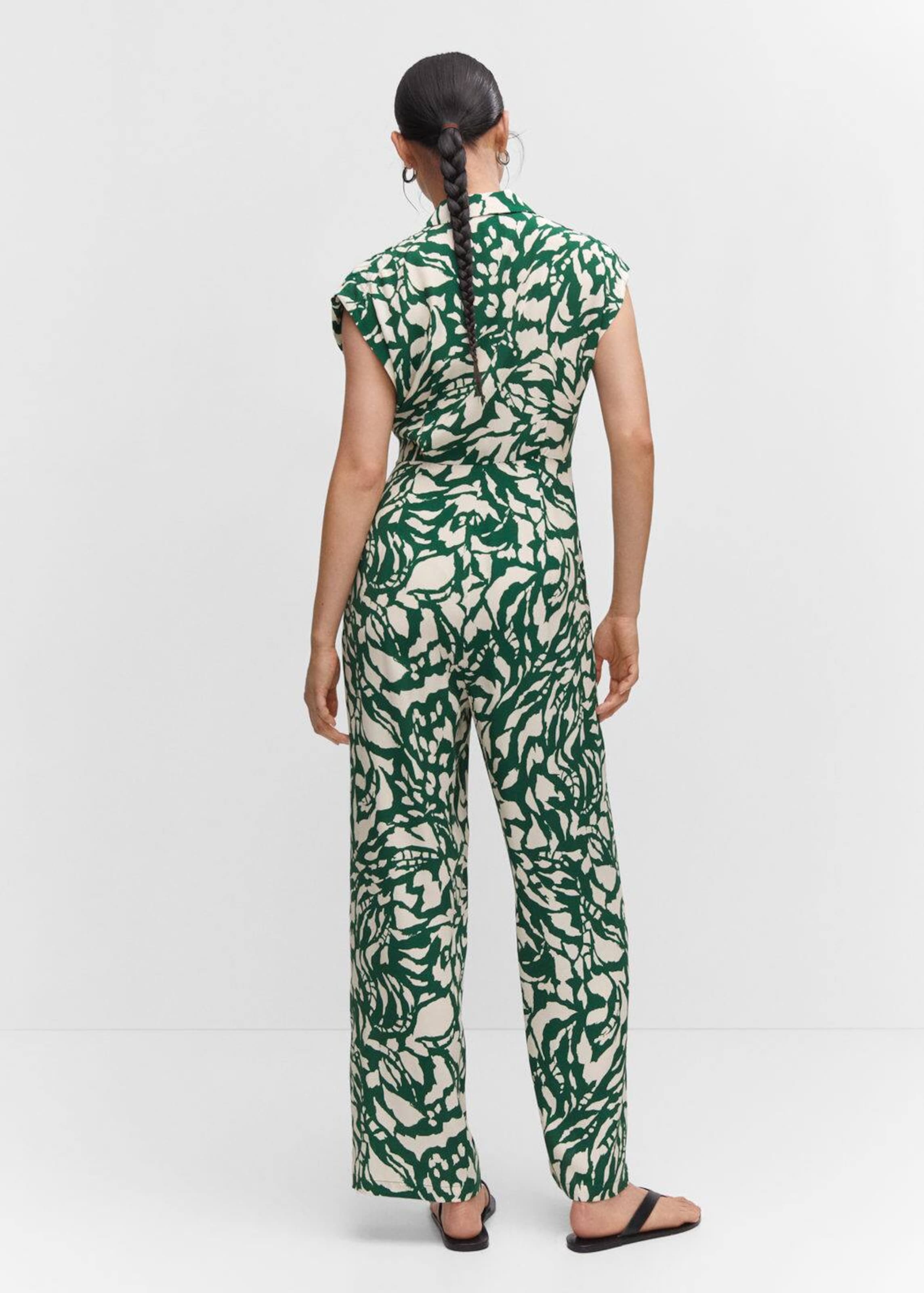 Mango green cheap jumpsuit