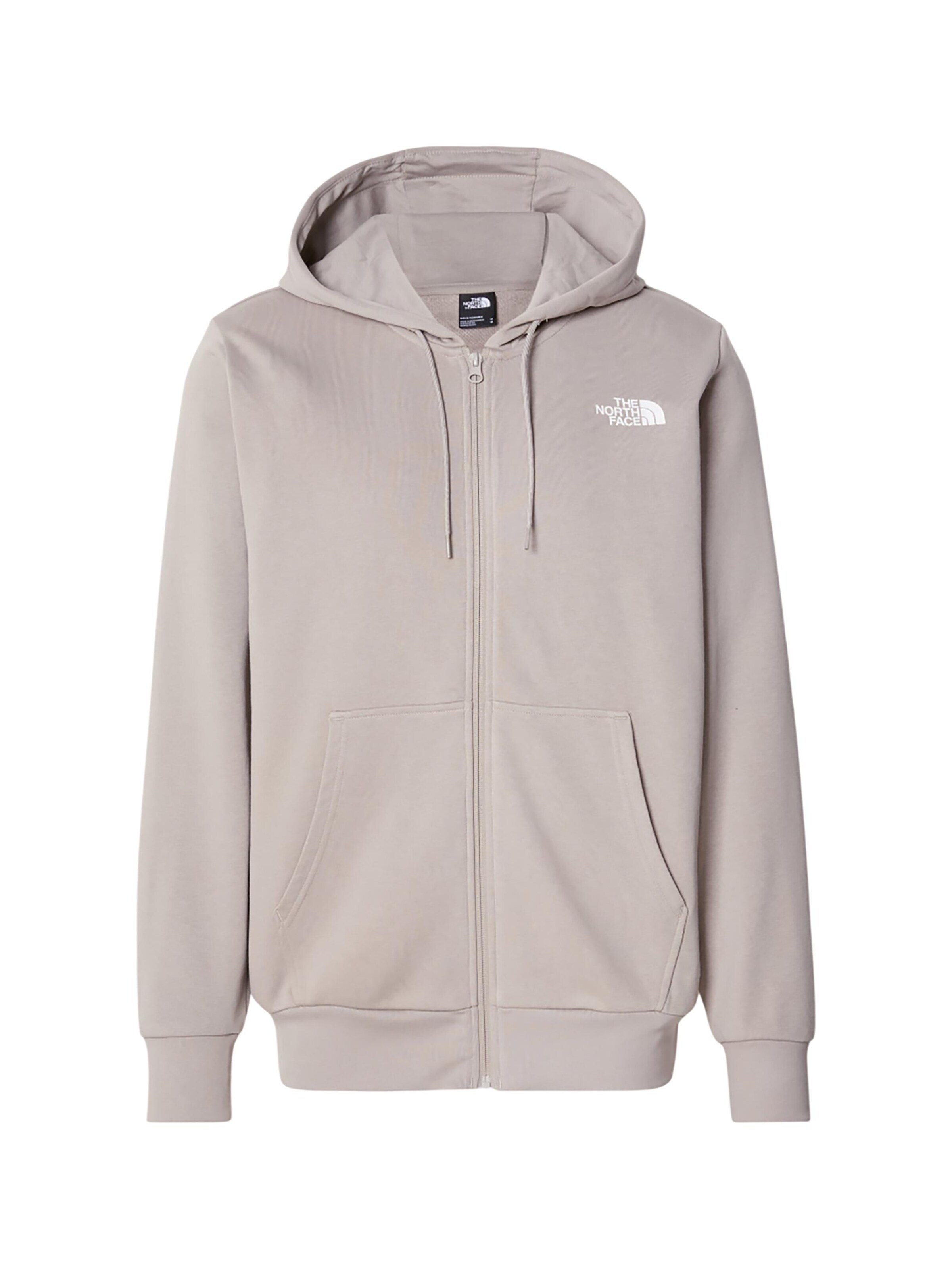 THE NORTH FACE Sweatjacke 'Simple Dome Light Regular'‌‌‌‌‌‌‌‌ in Grau: Vorderseite