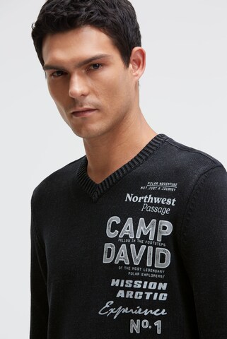 CAMP DAVID Sweater in Black