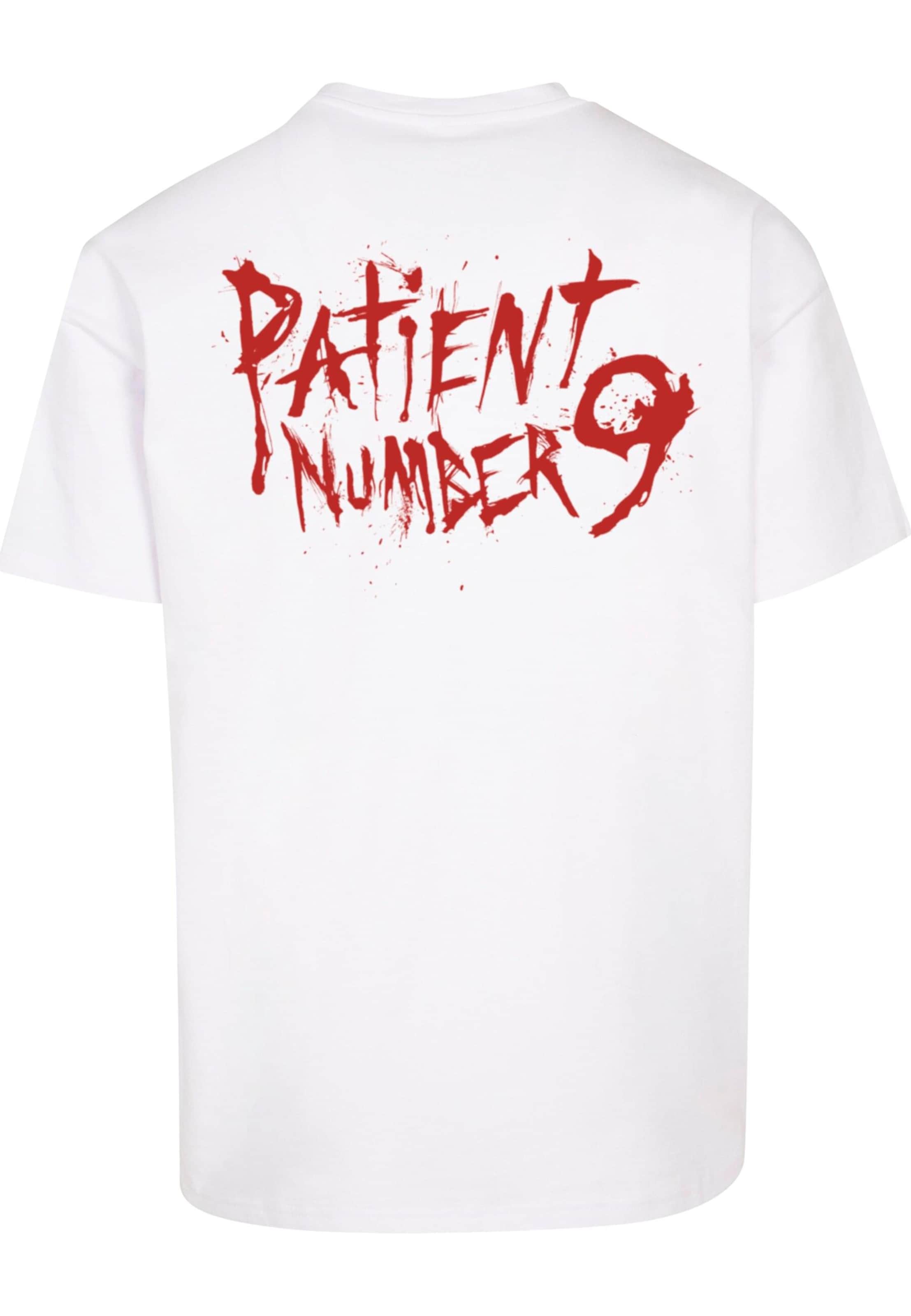Merchcode Shirt 'Ozzy Osbourne - Patient 9' in White
