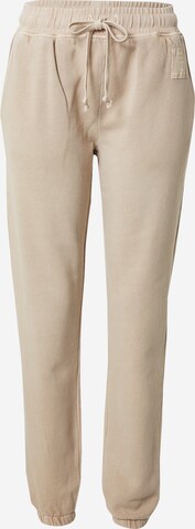 LIEBLINGSSTÜCK Tapered Pants in Beige: front