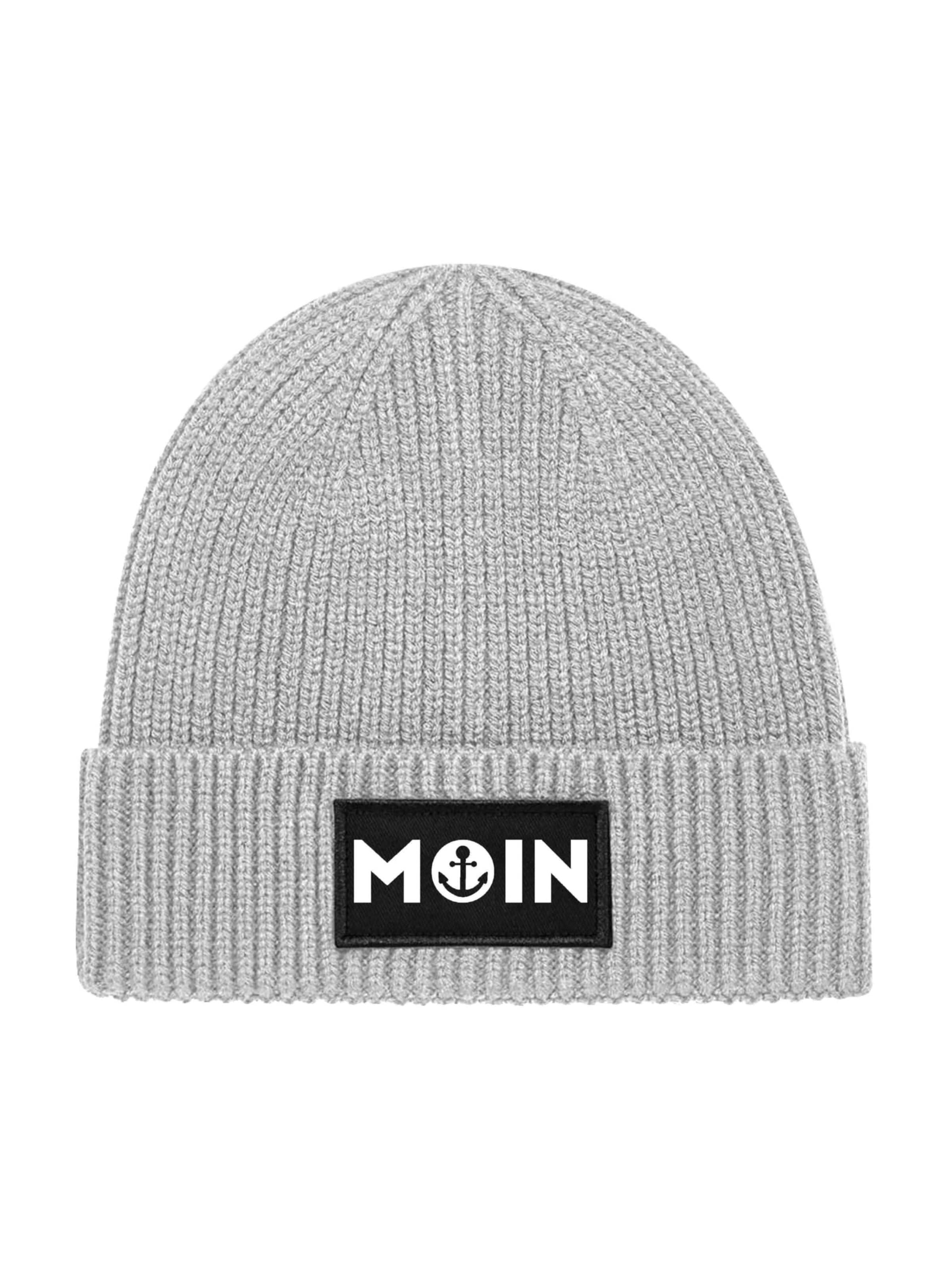 Youth Designz Beanie 'Moin' in Grey: front