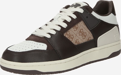 Sneaker bassa 'Sava' GUESS di colore beige / marrone / nero / bianco, Visualizzazione prodotti