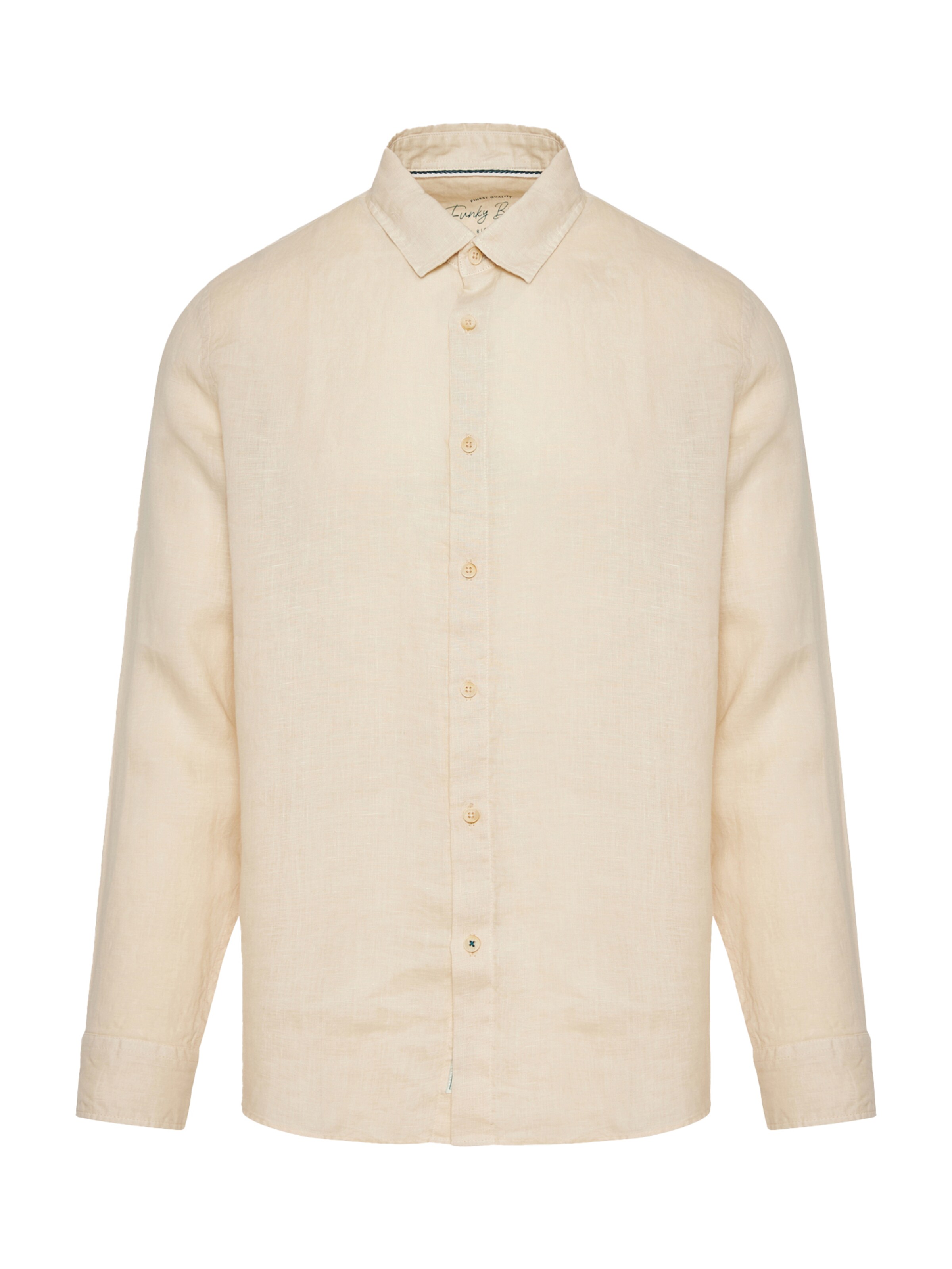 Funky Buddha Regular fit Ing - bézs: elől