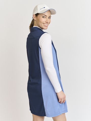 Backtee Dress 'Dobby' in Blue