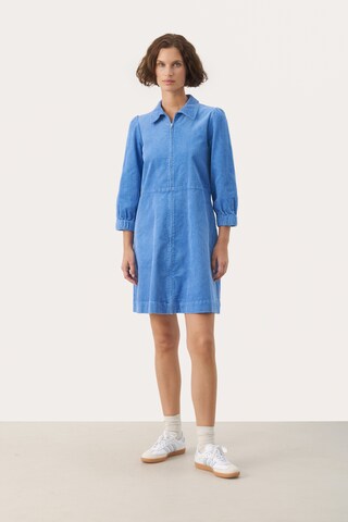 Part Two Jurk 'Eyvor' in Blauw