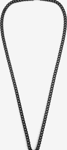 Akitsune Necklace 'Fibra' in Black: front