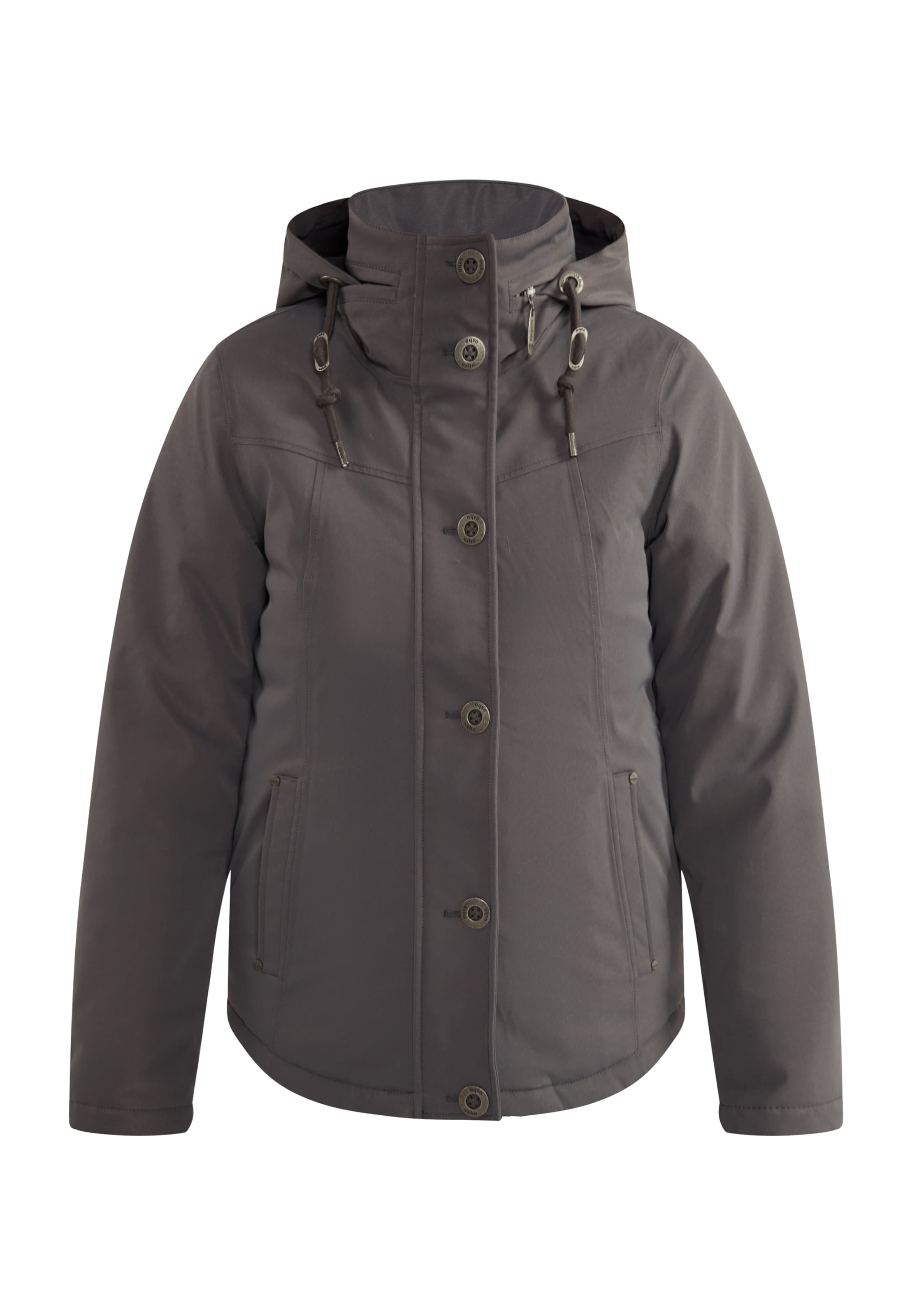 usha BLUE LABEL Övergångsjacka i grå: framsida