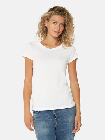 DANISH ENDURANCE Shirt 'V' in White: front