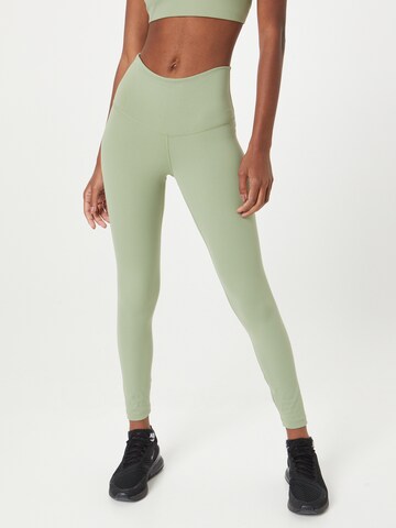 NIKE Skinny Leggings i grøn: forside