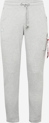 Pantalon 'X- Fit' ALPHA INDUSTRIES en gris : devant