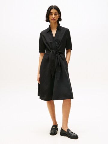 TOMMY HILFIGER Shirt dress in Black