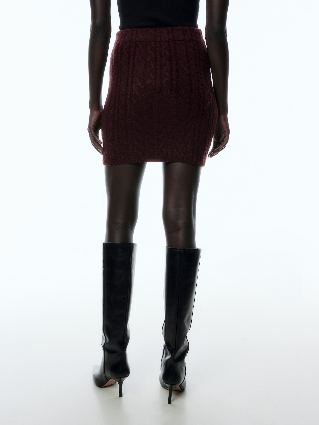 EDITED Jupe 'Zenta' bourgogne