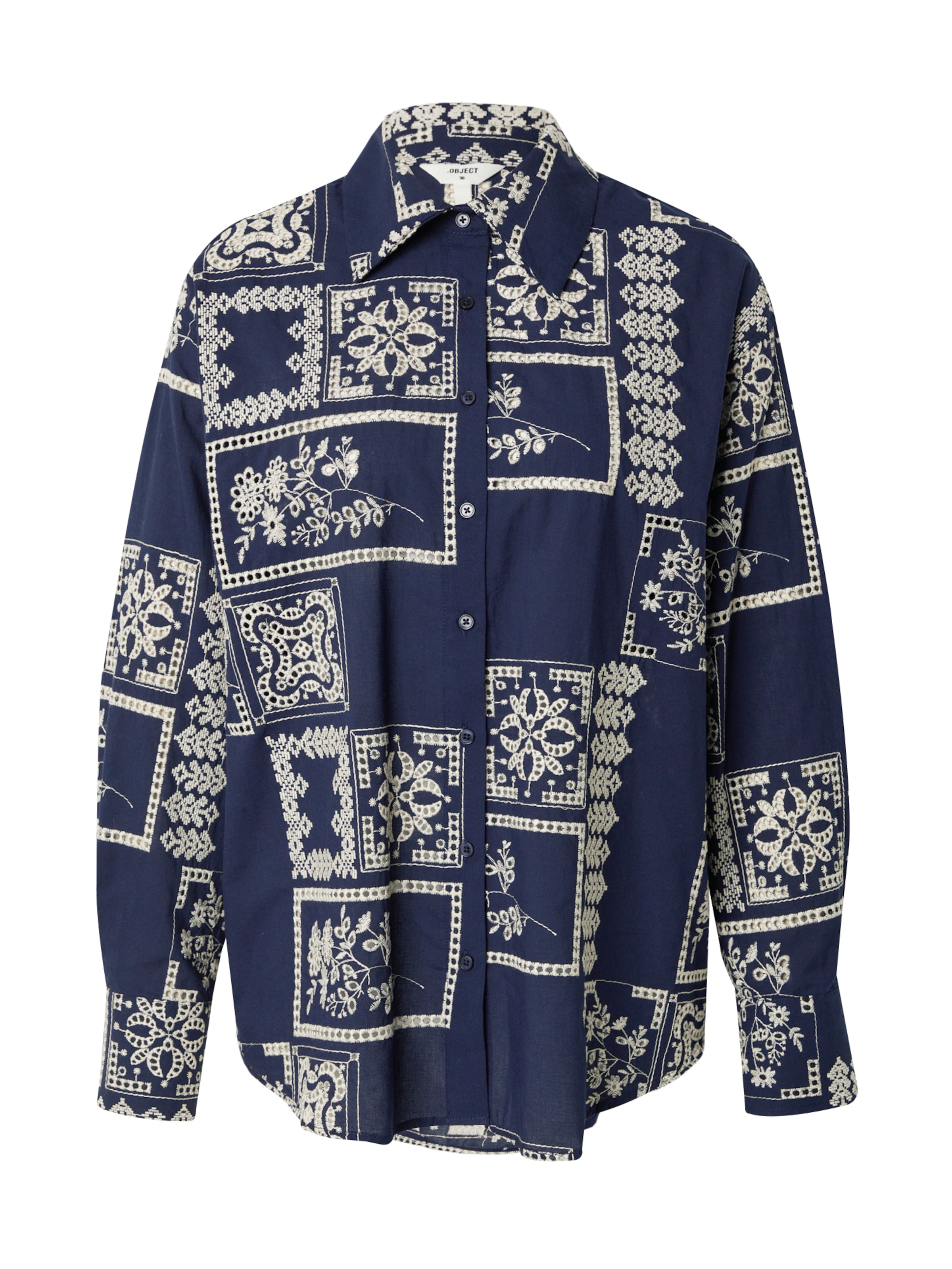 OBJECT Blouse 'OBJDICTE' in Blauw: voorkant