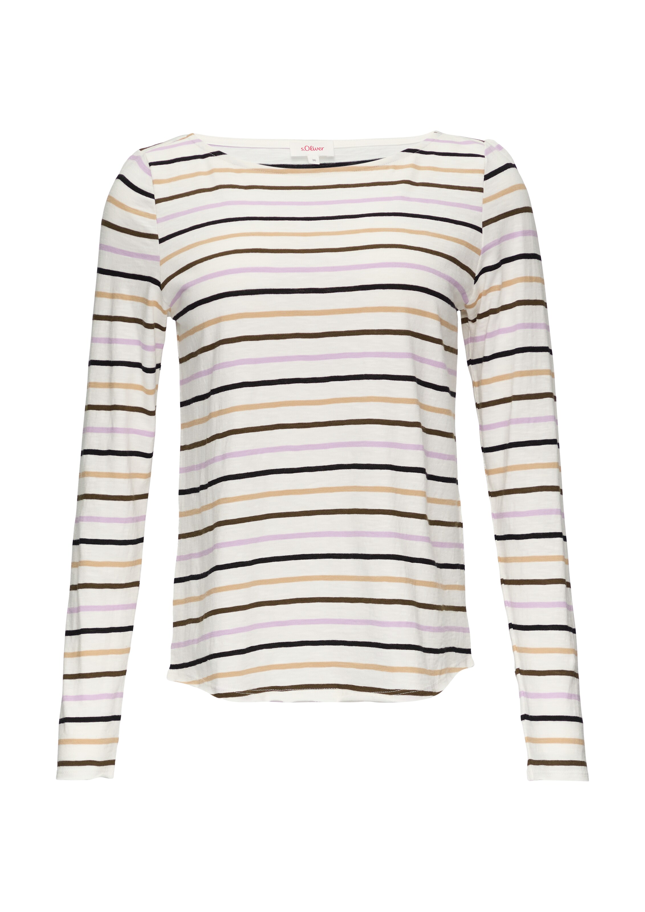 s.Oliver Shirt in Beige: Vorderseite