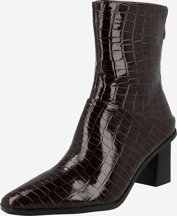 Bottines Warehouse en marron : devant