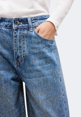 Liu Jo Barrel Farmer 'PANT.BALLOON FROG REG.W.' - kék: elől