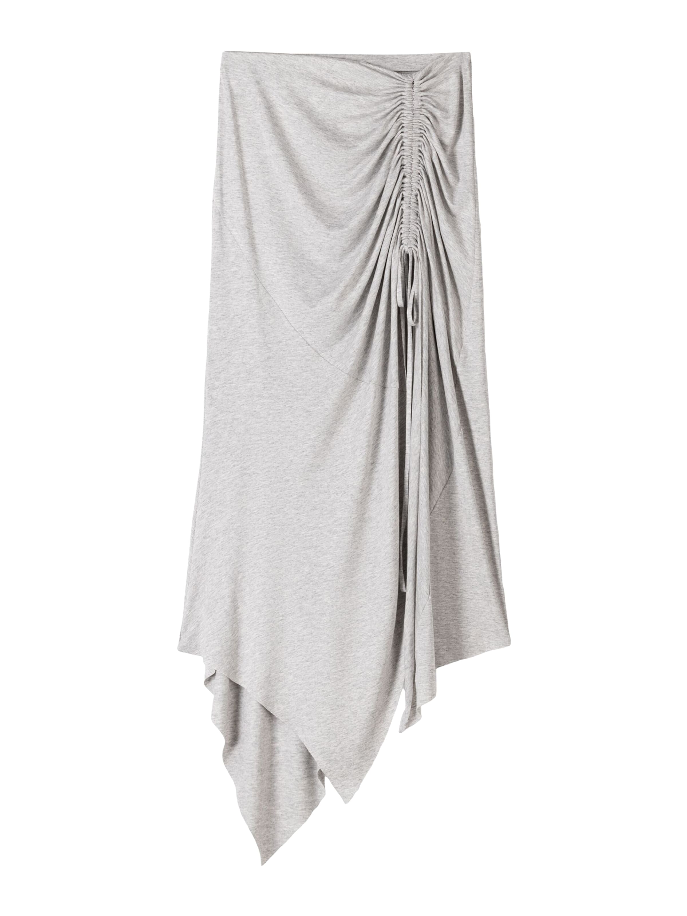 Bershka Rok in Grijs: voorkant