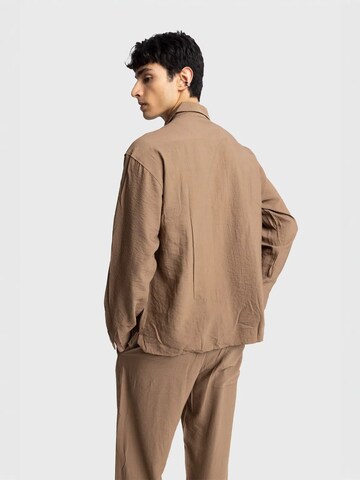 Giesto - Regular Fit Camisa em castanho