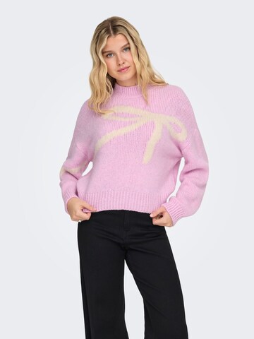 Pull-over 'JDYKILIAN' JDY en rose : devant