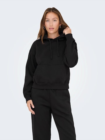ONLY Sweatshirt 'ONLBEST' in Black: front