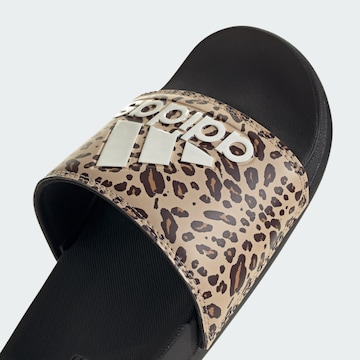 ADIDAS SPORTSWEAR Beach & Pool Shoes 'Adilette' in Brown