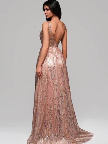 Ombre Abendkleid in Gold
