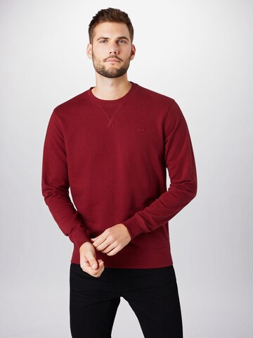 Petrol Industries Sweatshirt 'Essential' in Rot: Vorderseite