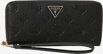 GUESS Портмоне 'CRESIDIA II SLG LRG ZIP AROUND' в Черный: спереди
