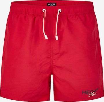 HECHTER PARIS Board Shorts in Red: front