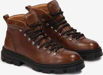 Kazar Lace-Up Boots in Brown