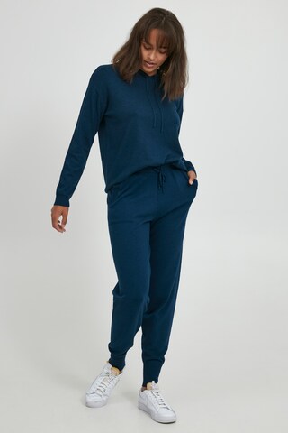 PULZ Jeans - Tapered Calças 'SARA' em azul